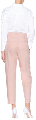 Bottega Veneta High-waisted cotton pants