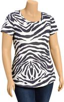 Thumbnail for your product : Old Navy Women's Plus Fashion-Print Tees