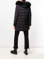 Thumbnail for your product : Herno fox fur trimmed hood padded coat