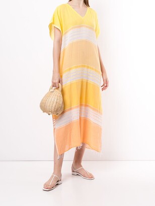 Lemlem Gradient Striped Beach Dress