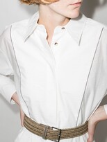Thumbnail for your product : Brunello Cucinelli Long-Sleeved Belted Shirtdress