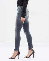 Thumbnail for your product : Mother High Waist Looker Ankle Chew Jeans