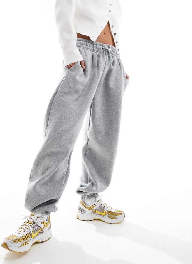 Nike Mini Swoosh sweatpants in gray