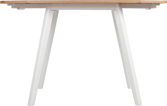 Remus Folding Tray Table Oak Brown/White - Universal Expert