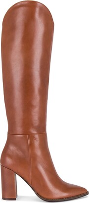 cognac boots steve madden