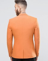 Thumbnail for your product : ASOS Super Skinny Fashion Blazer In Orange