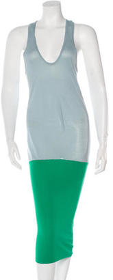 Diane von Furstenberg Colorblock Midi Dress