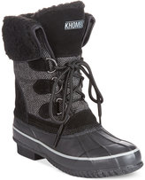 Thumbnail for your product : Khombu Corrine Herringbone Faux-Fur Cold Weather Boots