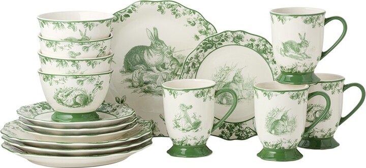 Certified International Le Jardin 16Pc Dinnerware Set