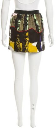 Balenciaga Wool-Blend Mini Skirt