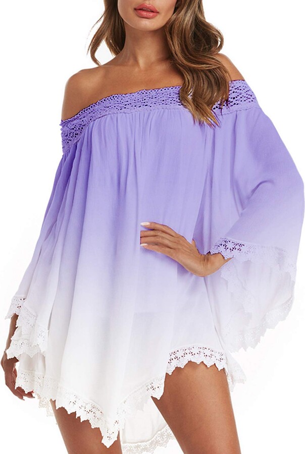 purple tunic dress