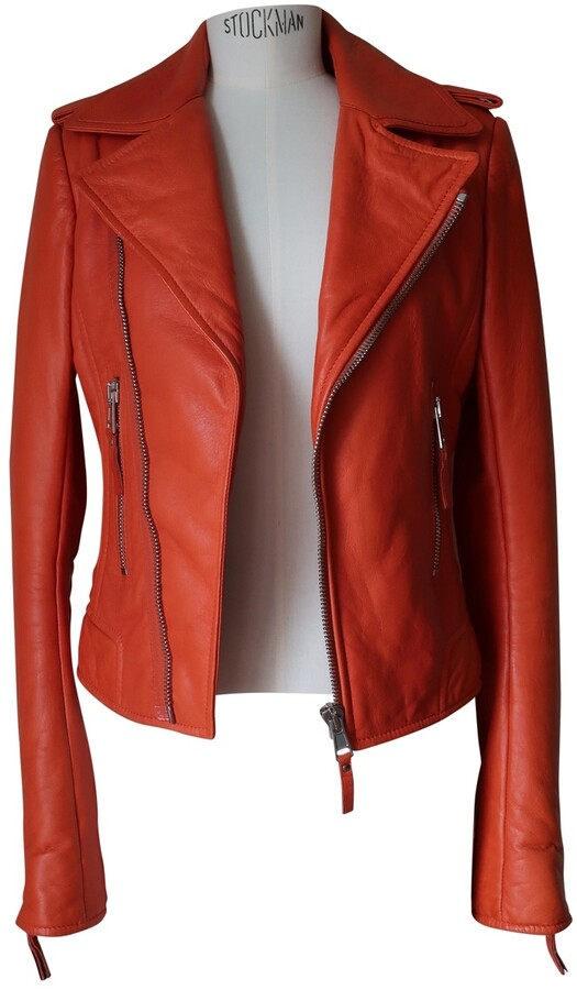 balenciaga jacket orange