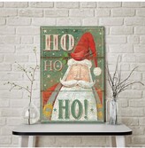 Thumbnail for your product : Courtside Market Ho Ho Ho 12x18 Gallery-Wrapped Canvas Wall Art