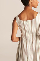 Thumbnail for your product : Rebecca Taylor Corded Stripe Sleeveless Empire-Waist Dress