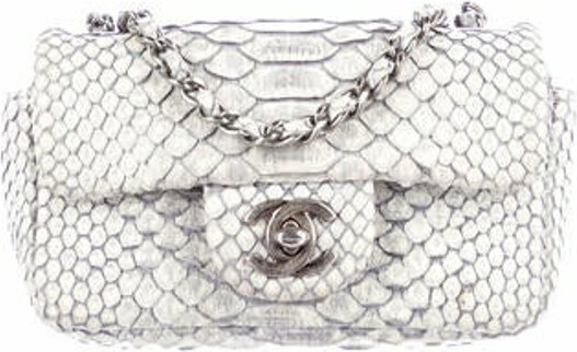 Chanel Python Extra Mini Flap Bag - ShopStyle