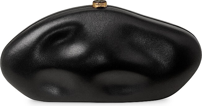 Cult Gaia Women's Leather Caldera Clutch - Sand