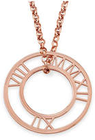 Thumbnail for your product : Anna Lou of London Roman Numeral Circle Necklace