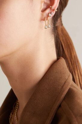 Jade Trau Envoy 18-karat Gold Diamond Earrings - One size