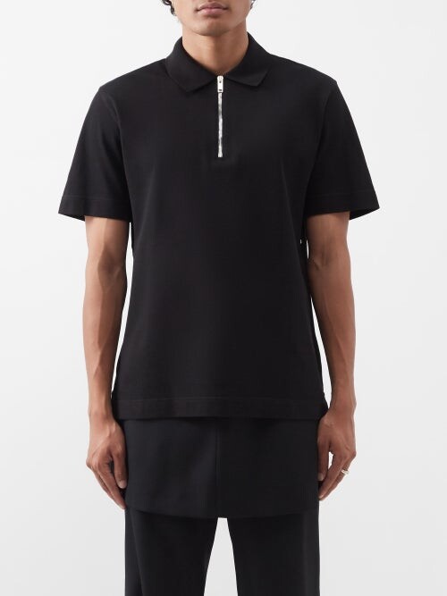 zip polo shirts