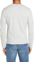Thumbnail for your product : Billy Reid Herringbone Terry Long Sleeve Henley T-Shirt