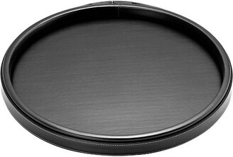 Kraftware Leatherette Stitched 14" Round Serving Tray