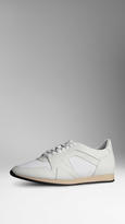 Thumbnail for your product : Burberry The Field Sneaker in Leather and Mesh