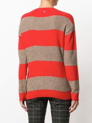 Sottomettimi striped round-neck sweater
