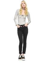Thumbnail for your product : Juicy Couture Black Mid Rise Skinny Jean