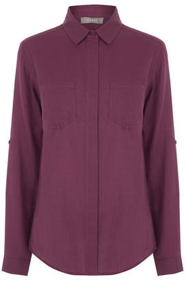 Oasis SOFT COTTON SHIRT [span class="variation_color_heading"]- Berry[/span]