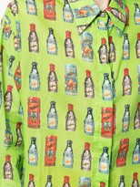Thumbnail for your product : Versace Pre-Owned Bottles Print Shirt