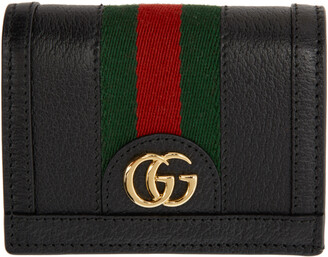 Gucci Black Ophidia Card Case Wallet