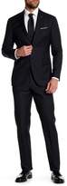 Thumbnail for your product : Michael Bastian Navy Woven Two Button Notch Lapel Wool Extra-Trim Fit Suit