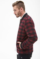 Thumbnail for your product : Forever 21 Plaid Bomber Jacket