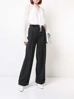 Thumbnail for your product : Cinq à Sept Tie Neck Flared Blouse