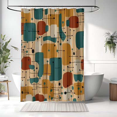 East Urban Home Shower Curtain w/ Bathmat