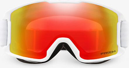 Oakley Womens White Oo7095 Line Miner™ Shield-Frame O Matter Snow Goggles