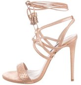 Thumbnail for your product : Ruthie Davis Willow Metallic Sandals