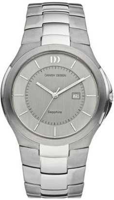 Danish Design Men's 40mm Silver-Tone Titanium Bracelet & Case S. Sapphire Quartz Dial Watch IQ63Q957