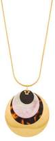 Thumbnail for your product : Tory Burch Layered Disc Pendant Necklace