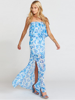 Thumbnail for your product : Show Me Your Mumu Hacienda Maxi Dress in Mama Blues