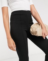 Thumbnail for your product : Vero Moda Tall kick flare leggings with high waist in black