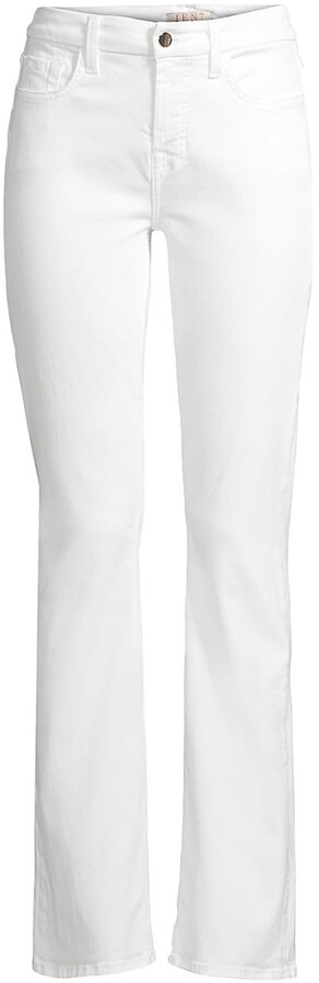 Bootcut White Cotton Pants Women | Shop the world's largest collection of  fashion | ShopStyle