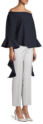 J.o.a. Off-The-Shoulder Bell-Sleeve Top