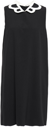 Boutique Moschino Embroidered Stretch-crepe Dress
