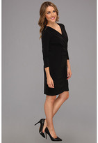 Thumbnail for your product : Calvin Klein Solid Wrap Dress