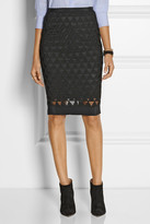 Thumbnail for your product : Elizabeth and James Cooper embroidered tulle pencil skirt