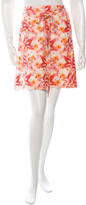 Thumbnail for your product : Carolina Herrera Printed Knee-Length Skirt