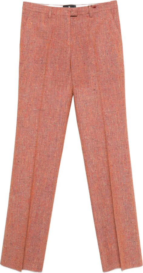 Etro Speckled Tweed Trousers