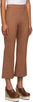 Thumbnail for your product : VVB Brown Kick Flare Crop Trousers