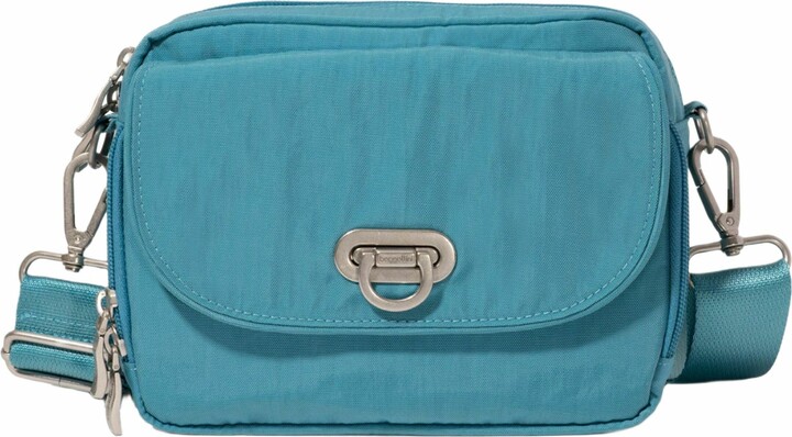 Baggallini Coastal Flip Lock Camera Bag Crossbody